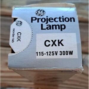CXK Projection Lamp, GE Brand, new in the box